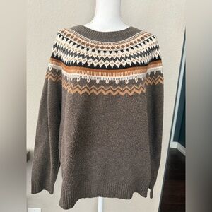 Weatherproof Brown Sweater Large